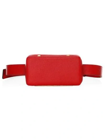 Shop Lutz Morris Leather Belt Bag In Red