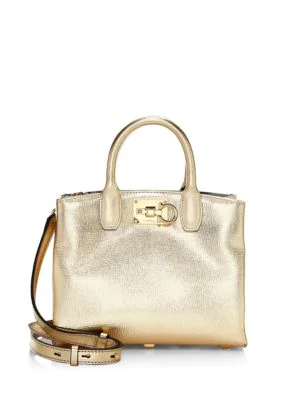 salvatore ferragamo studio top handle bag