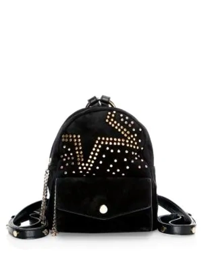 Shop Jimmy Choo Cassie Mini Backpack In Black