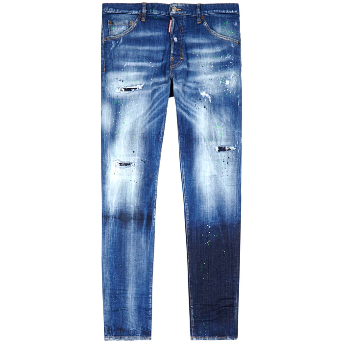 Dsquared2 Cool Guy Distressed Skinny Jeans In Denim | ModeSens