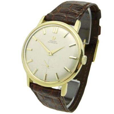 Shop Omega Vintage 18k Gold Automatic