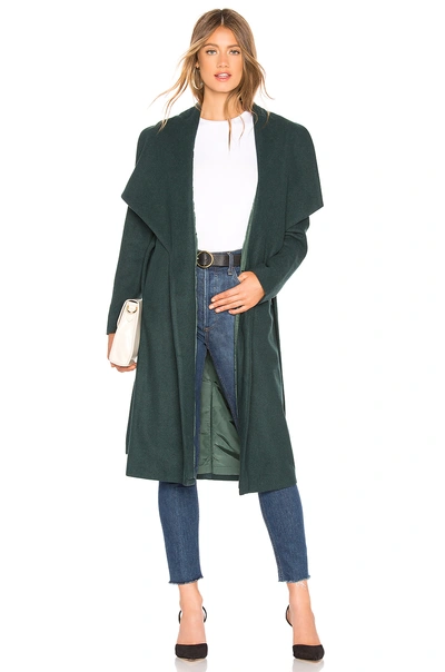 Shop About Us Kelly Coat In Green. In Forest Green