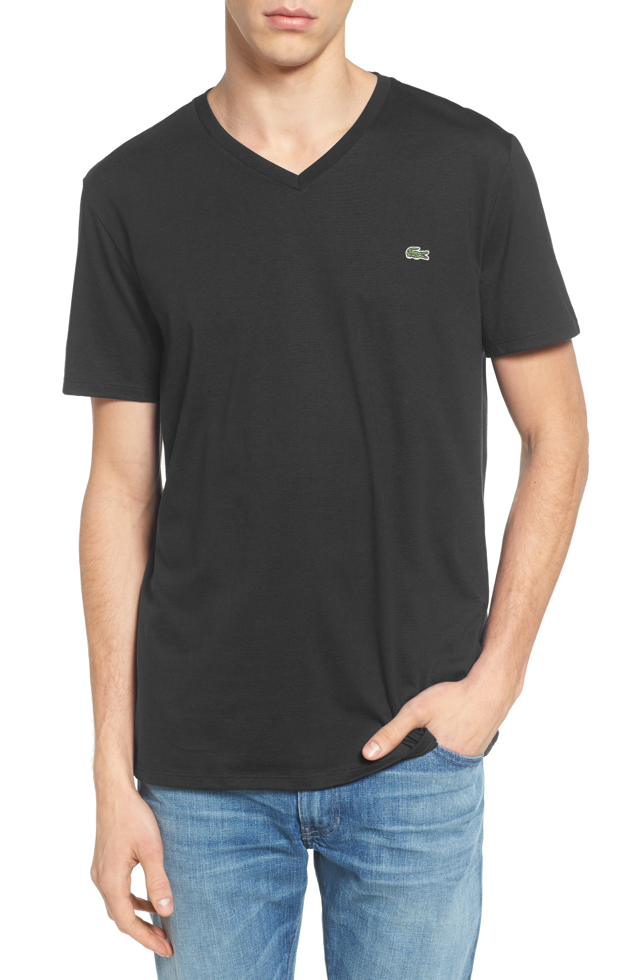 Lacoste V-neck T-shirt In Ibiza | ModeSens