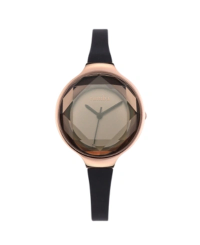 Shop Rumbatime Orchard Gem Black Diamond Silicone Women's Watch