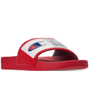 champion sandals red