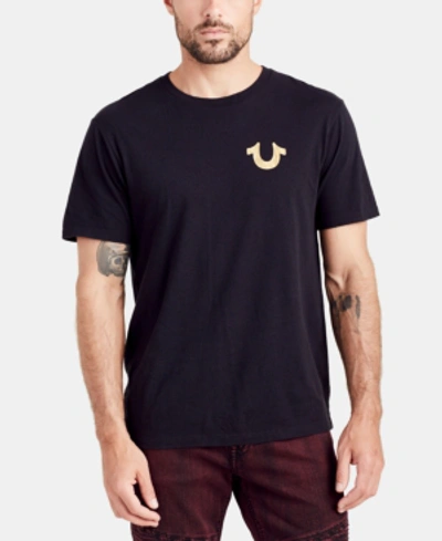 TRUE RELIGION MEN'S GOLD BUDDHA GRAPHIC T-SHIRT 