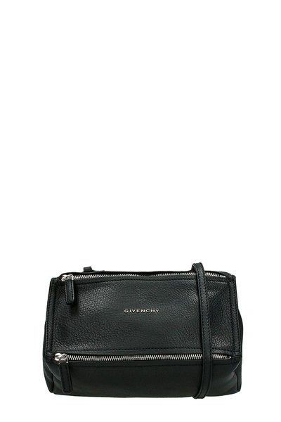 Shop Givenchy Pandora Mini Black Leather Bag
