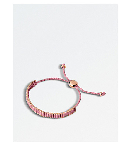 Links Of London Mini 18ct Rose Gold Vermeil Friendship Bracelet Modesens