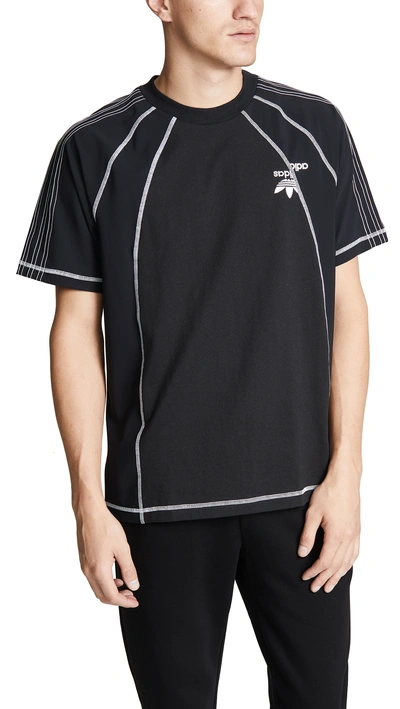 Shop Adidas Originals By Alexander Wang Aw Tee In Black/white