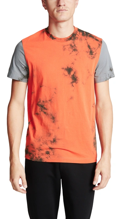 Shop Helmut Lang Combo Short Sleeve Tee In Signal