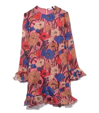Shop Vivetta Multicolor Floral Ducker Dress