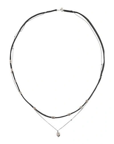 Shop Riccardo Forconi Necklaces In Black