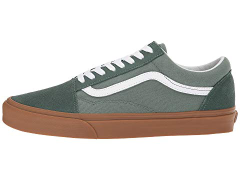 vans old skool duck green gum