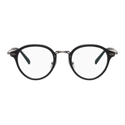 Shop Matsuda Black Matte M2029 Glasses In Mbk Matblk