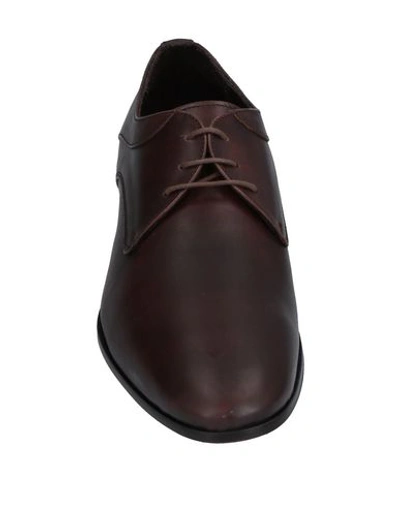 Shop Eveet Lace-up Shoes In Cocoa