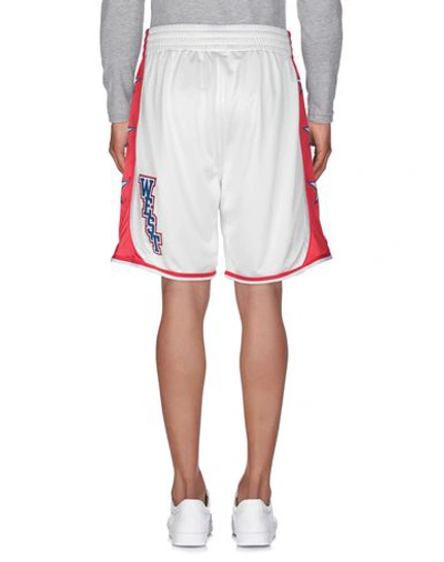 Shop Mitchell & Ness Shorts & Bermuda In White