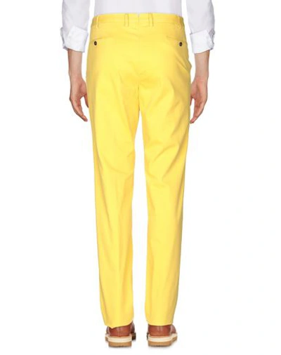 Shop Pt01 Casual Pants In Yellow