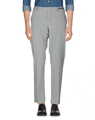 Pt01 Belt Loop Casual Pants In Light Grey