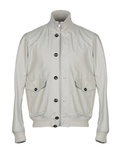 Shop Montecore Man Jacket Light Grey Size 40 Polyester