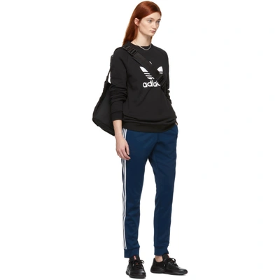 Shop Adidas Originals Black Trefoil Warm-up Sweatshirt