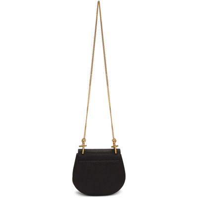 Shop Chloé Chloe Black Mini Drew Bag In 001 Black