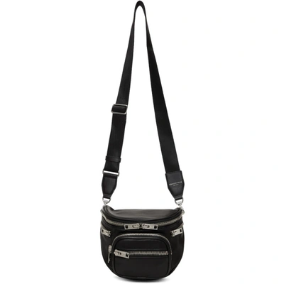 Shop Alexander Wang Black Attica Fanny Messenger Bag In 001 Black