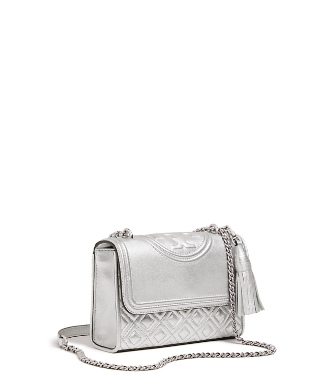 tory burch fleming metallic