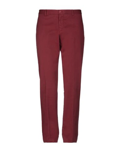 Shop Etro Denim Pants In Garnet