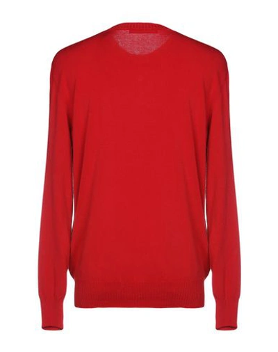 Shop Love Moschino Man Sweater Red Size S Viscose, Polyamide