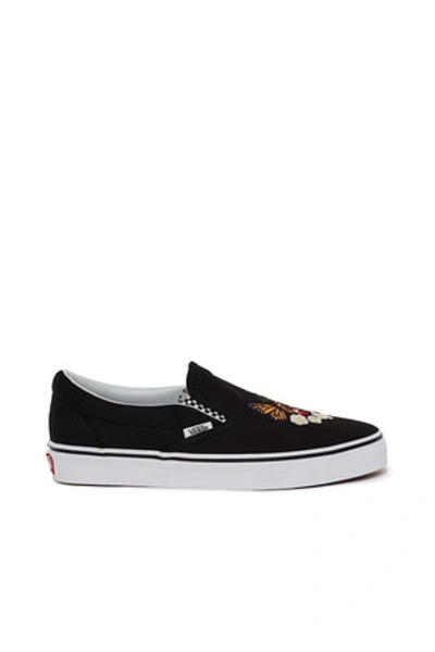 Vans Opening Ceremony Classic Slip-on Floral Checker Sneaker In Black |  ModeSens