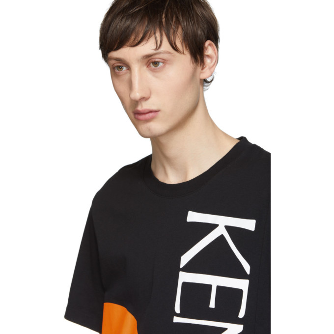 Kenzo T-shirt Mit Geometrischem Print In Black | ModeSens