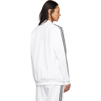 Shop Adidas Originals White Franz Beckenbauer Track Jacket