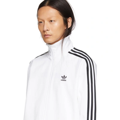 Shop Adidas Originals White Franz Beckenbauer Track Jacket