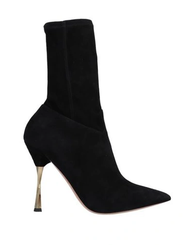 Shop Valentino Ankle Boot In Black