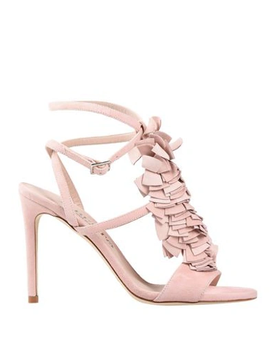 Shop Alberto Gozzi Sandals In Light Pink