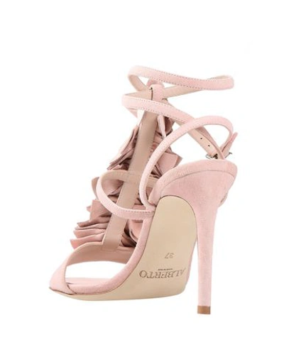 Shop Alberto Gozzi Sandals In Light Pink