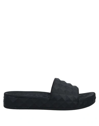 Shop Ash Sandals In Black