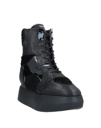 Shop Alberto Guardiani Woman Ankle Boots Black Size 10 Soft Leather, Textile Fibers, Lambskin