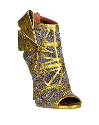 Shop Bams Sandals In Gold
