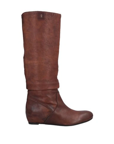 Shop Henry Beguelin Boots In Tan
