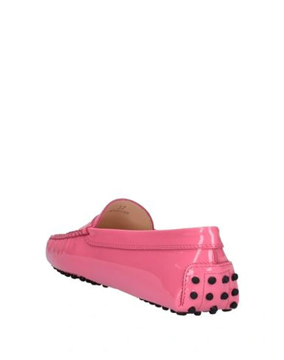 Shop Tod's Loafers In Pink