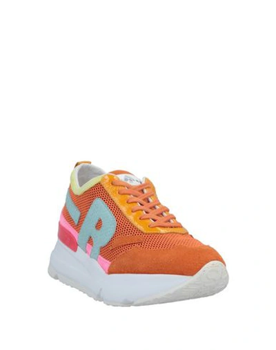 Ruco Line Sneakers In Orange