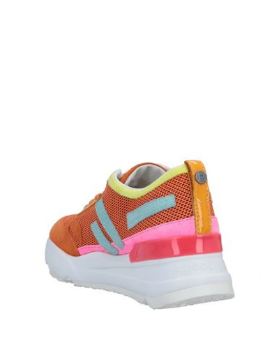 Ruco Line Sneakers In Orange