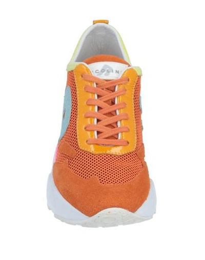 Ruco Line Sneakers In Orange