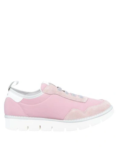 Shop Pànchic Panchic Woman Sneakers Pink Size 5 Soft Leather, Textile Fibers