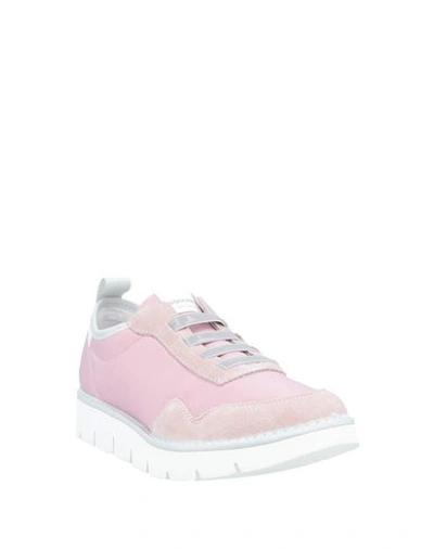 Shop Pànchic Panchic Woman Sneakers Pink Size 5 Soft Leather, Textile Fibers