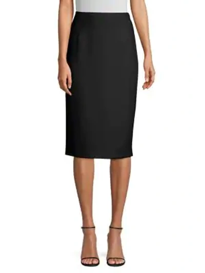 Shop Michael Kors Sable Pencil Skirt In Black