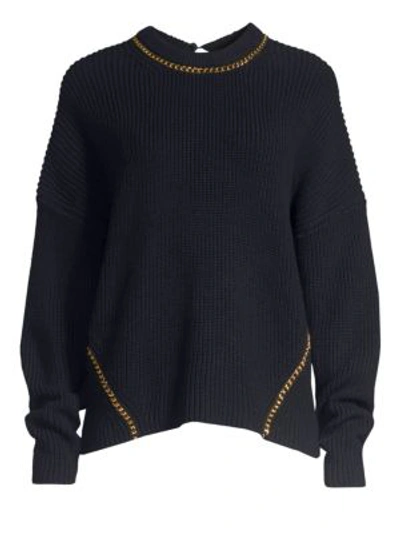 Shop Joie Meliso Knit Sweater In Caviar
