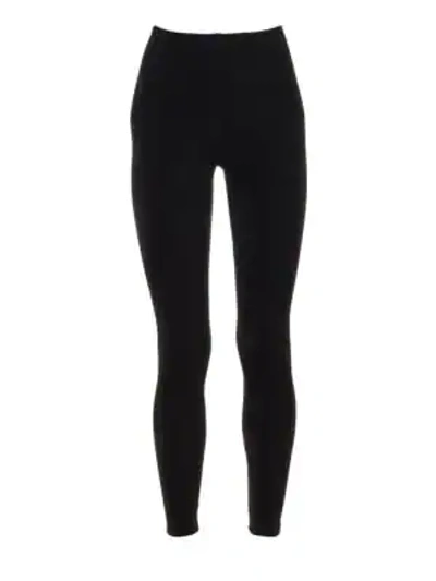 Shop Commando Women's Classic Velvet Leggings In Black