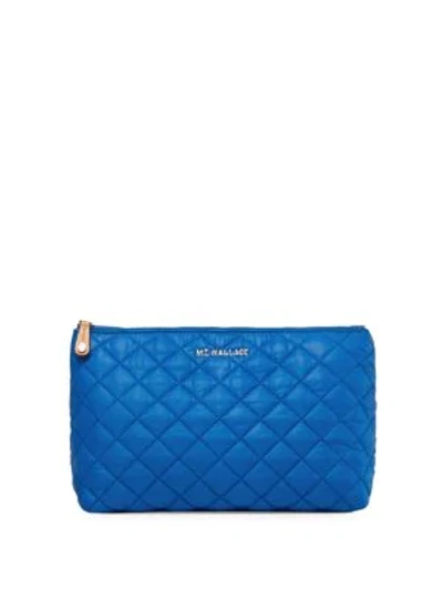 Shop Mz Wallace Zoey Cosmetic In Blue